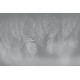 Фотообои в спальню Листья на сером фоне