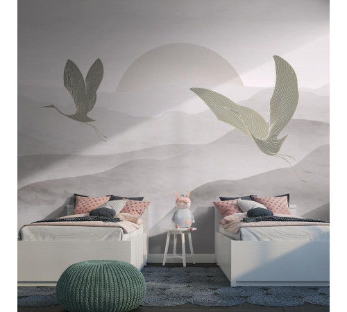 Фотообои 3D Горы в тумане