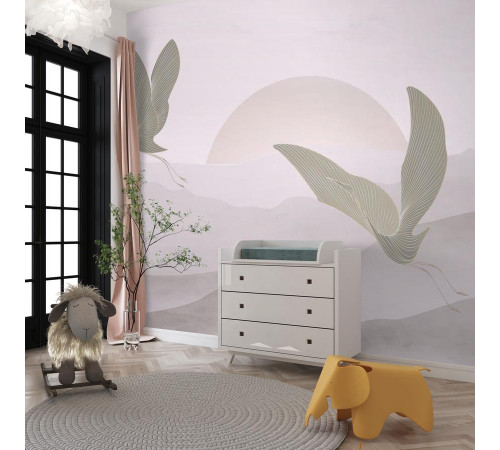 Фотообои 3D Горы в тумане
