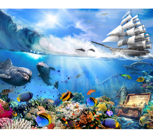 Фотообои Морской подводный мир