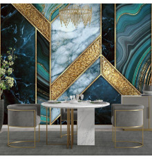 Фотообои Бирюзовый мрамор