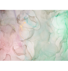 Фотообои Флюид мятно розовый