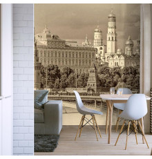 Фотообои Состаренная картинка москвы