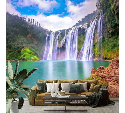 Фотообои Водопад цзюлун в Луопинсянь, Китай